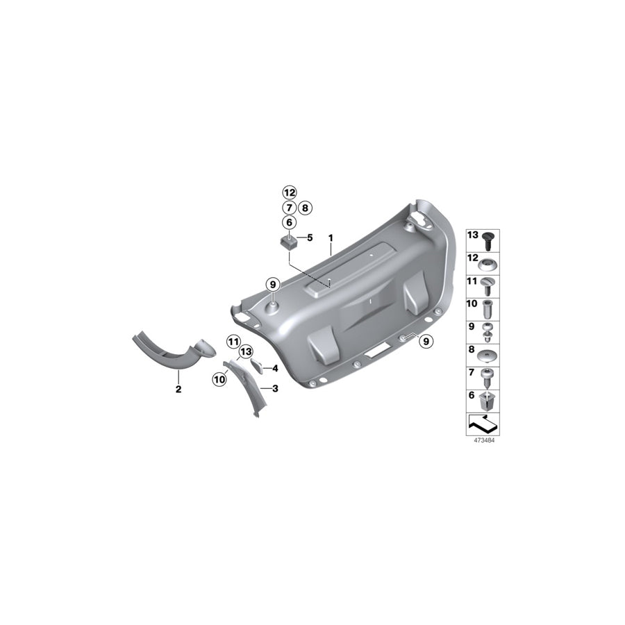 Genuine BMW 51717360333 F82 F32 Covering Left (Inc. 440i) | ML Performance US Car Parts
