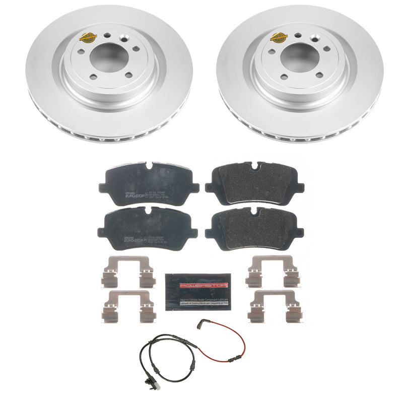 PowerStop Power Stop 2017 Land Rover Discovery Rear Euro-Stop Brake Kit