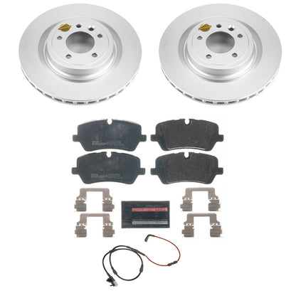 PowerStop Power Stop 2017 Land Rover Discovery Rear Euro-Stop Brake Kit