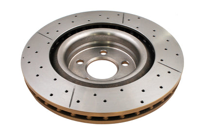DBA 08-15 Dodge Challenger SRT-8 Front Drilled & Slotted Street Series Rotor