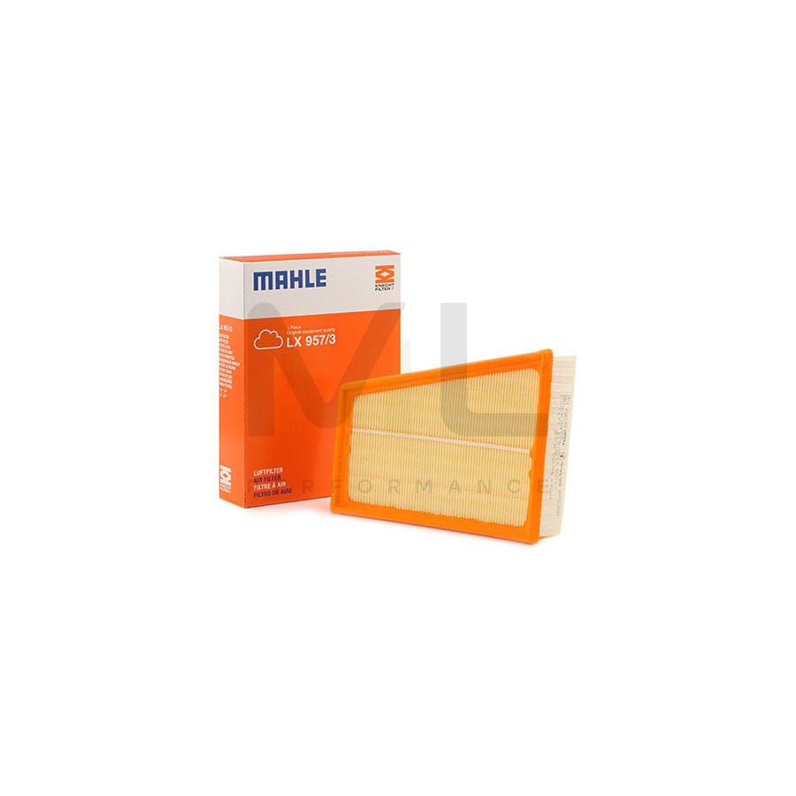 MAHLE ORIGINAL LX 957/3 Air Filter Filter Insert | ML Performance Car Parts