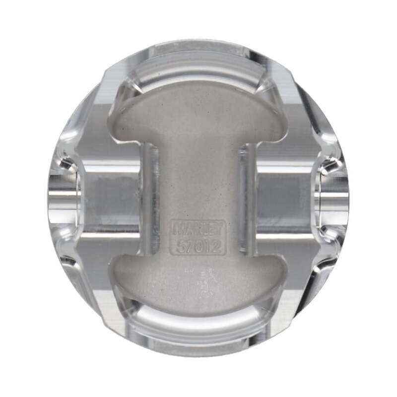Manley Performance Manley Mitsubishi 4B11 86.5mm Bore 9.0:1 CR -5cc Dish Turbo Tuff Piston Set w/ Rings