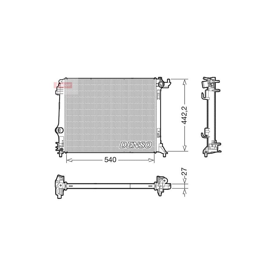 DENSO DRM23115 Engine Radiator