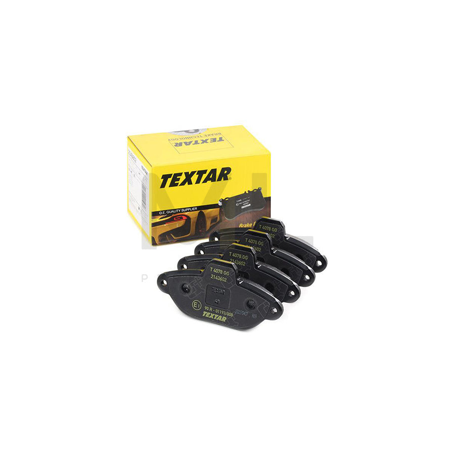 TEXTAR 2143602 Brake pad set not prepared for wear indicator | ML Performance Car Parts