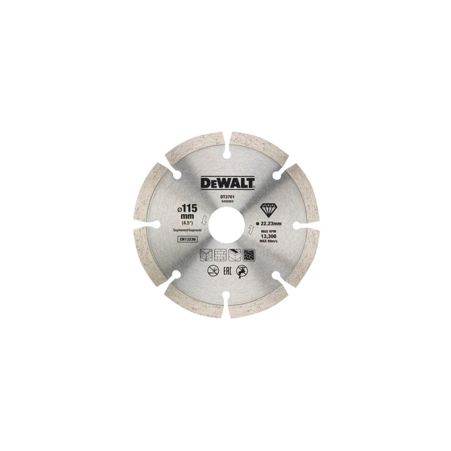 DEWALT DEWDT20455QZ Dry Diamond Blade 115mm (2 Pack)