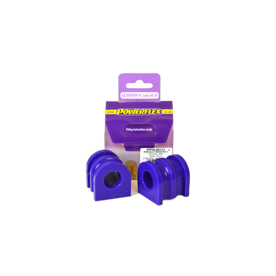 Powerflex PFF60-803-21 Renault Front Anti Roll Bar Bush 21mm (Inc. Scenic II, Megane II, Clio III) | ML Performance UK Car Parts