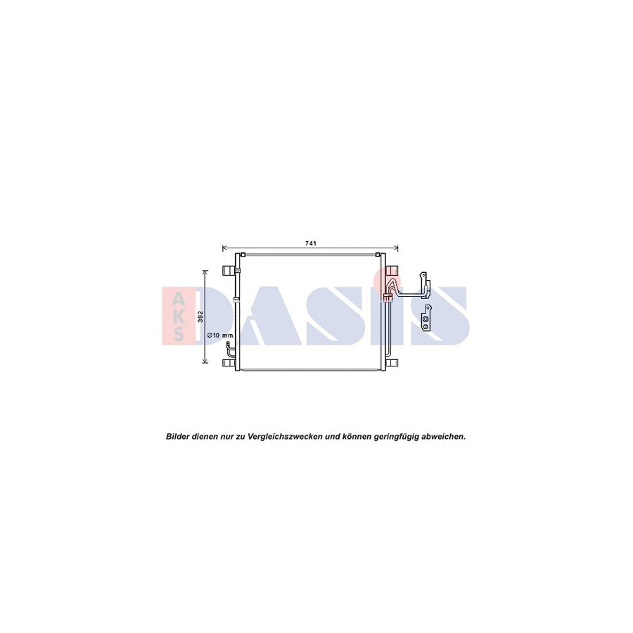 AKS Dasis 072054N Air Conditioning Condenser