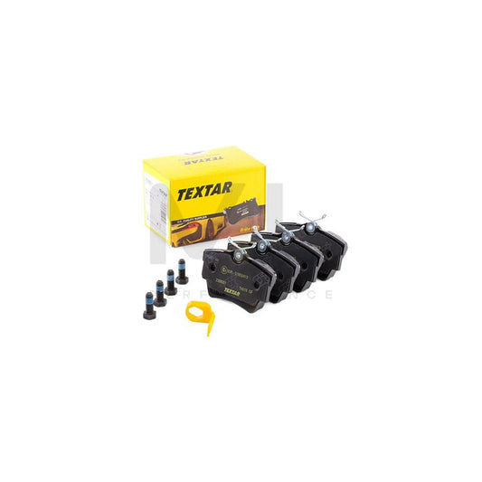 TEXTAR 2398001 Brake pad set incl. wear warning contact, with brake caliper screws | ML Performance Car Parts