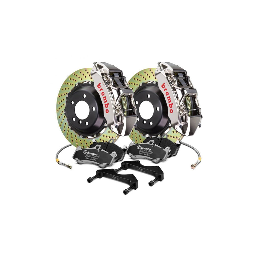 Brembo 1N1.9065AR Audi RS3 Front GT-R 6-Pistons Drilled 2-piece Big Brake Kit 380x34mm | ML Performance US Car Parts