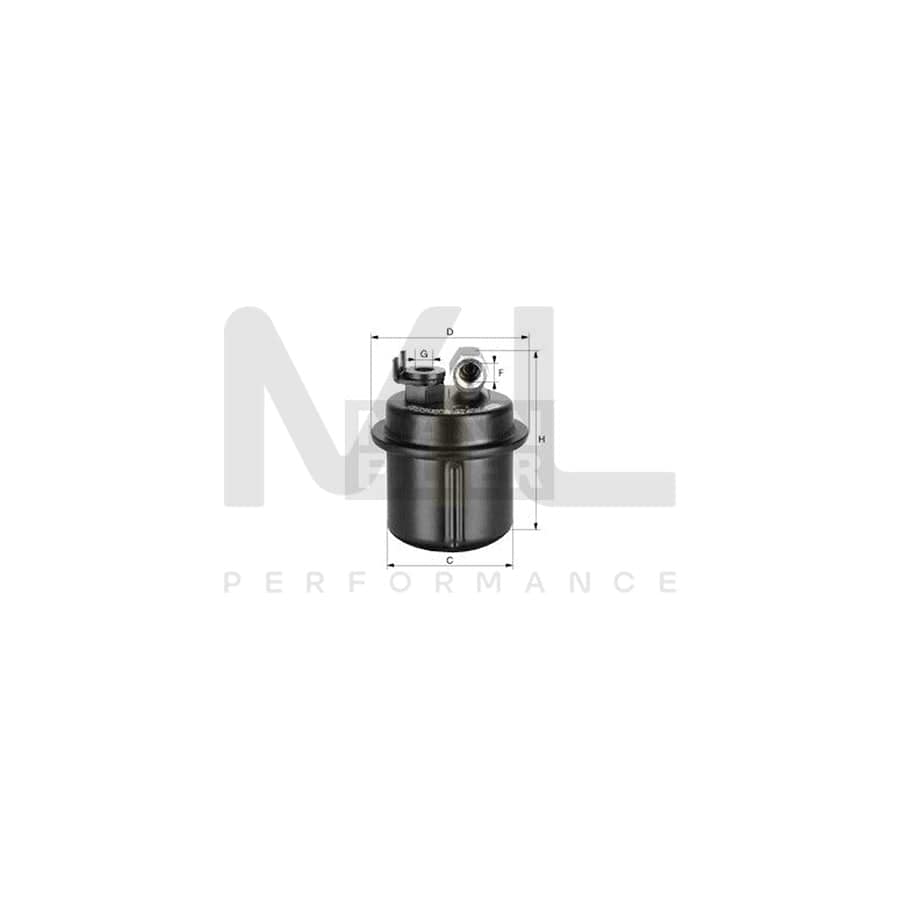 MANN-FILTER WK 76/2 Fuel filter In-Line Filter