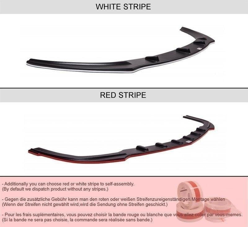 Maxton Design Audi A7 S-Line C7 FL Central Rear Splitter (without vertical bars)