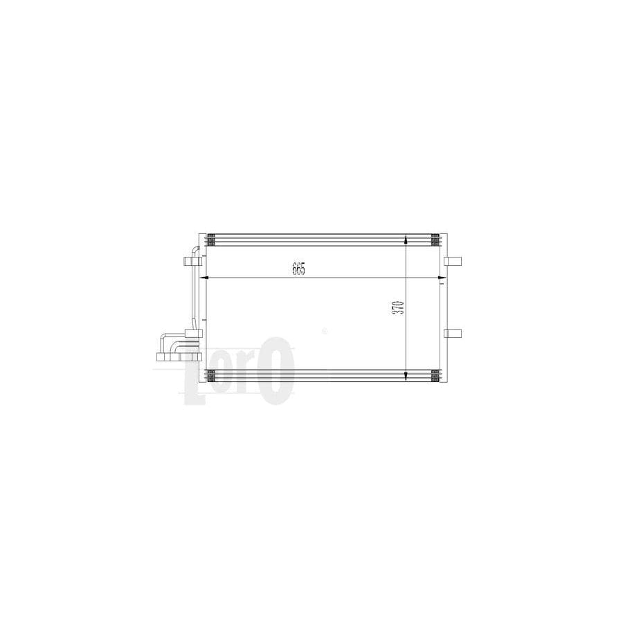 Abakus 0170160015 Air Conditioning Condenser