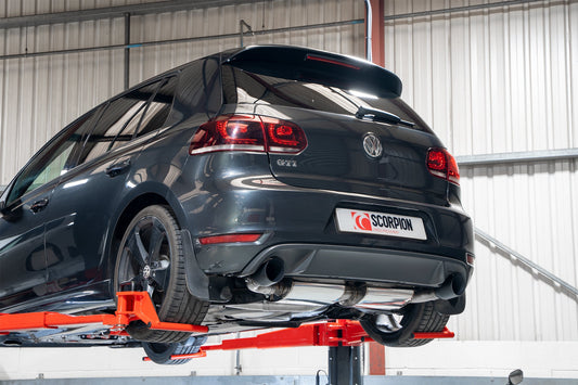 Scorpion SVW036C VW Resonated Cat-Back System (Golf Mk6 Gti 2.0 Tsi & Edition 35) | ML Performance US US