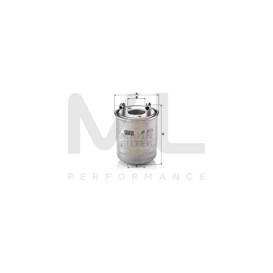 MANN-FILTER WK 8016 x Fuel filter with seal