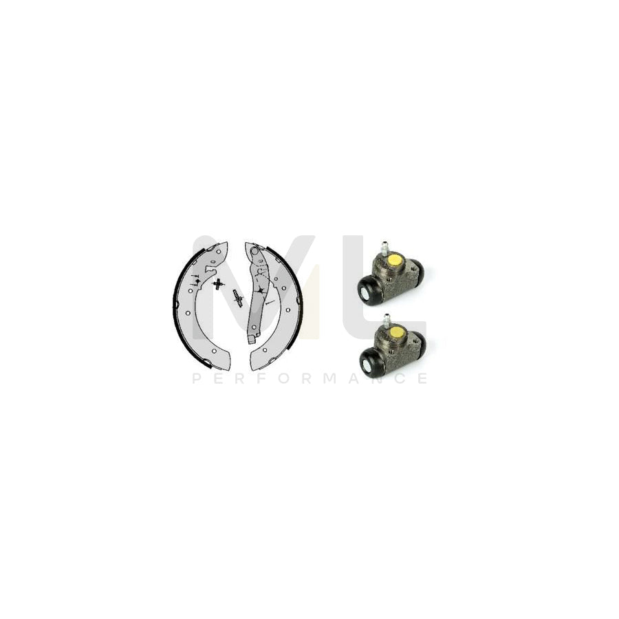 BREMBO STANDARD KIT H 61 032 Brake Shoe Set Ø: 255mm | ML Performance Car Parts