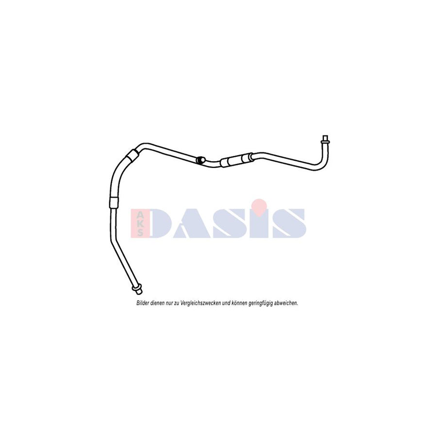 AKS Dasis 885826N High- / Low Pressure Line, Air Conditioning