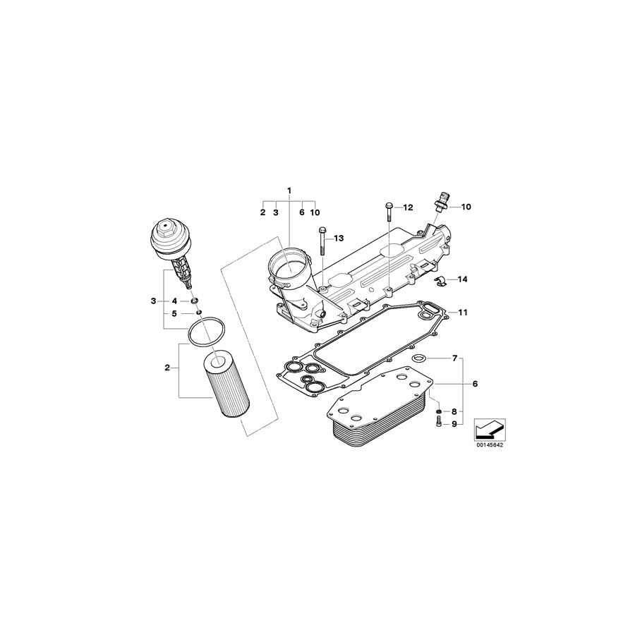 Genuine BMW 11427792445 E65 Gasket Steel (Inc. 745d) | ML Performance US Car Parts