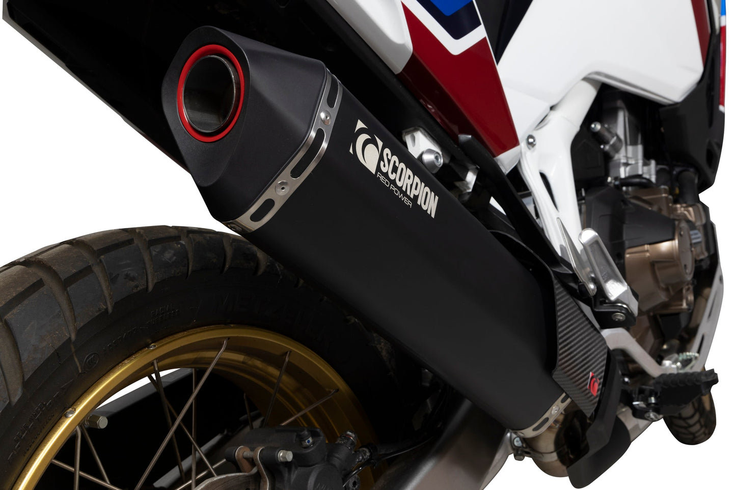 Scorpion RHA194BCER Honda CRF1100L Africa Twin Serket Slip-On - Black Ceramic Coated Sleeve | ML Performance US US
