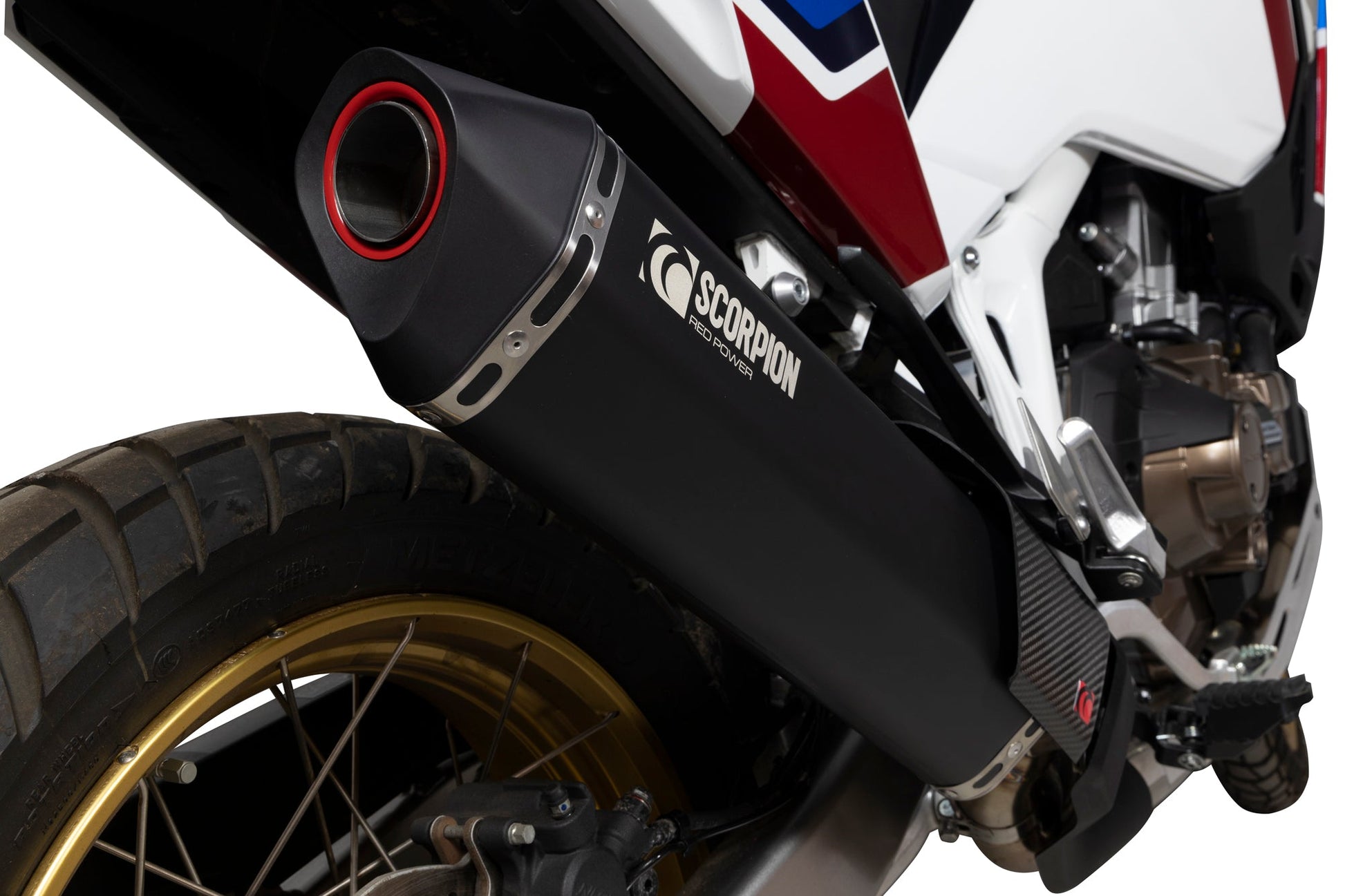 Scorpion RHA194BCER Honda CRF1100L Africa Twin Serket Slip-On - Black Ceramic Coated Sleeve | ML Performance US US