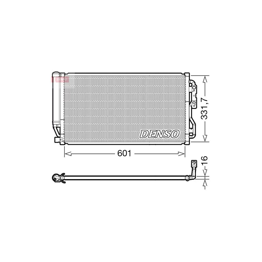 DENSO DCN05035 Air Conditioning Condenser for BMW 4 Series