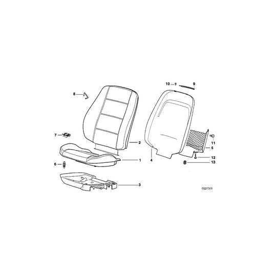 Genuine BMW 52108202407 E36 Luggage Net BEIGE (Inc. 316i, 328i & M3) | ML Performance US Car Parts
