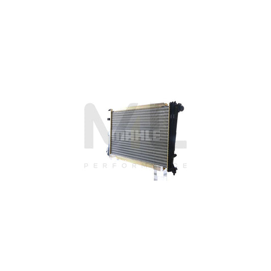 MAHLE ORIGINAL CR 586 000S Engine radiator with accessories, with pipe socket, with bolts/screws, with seal ring, Mechanically jointed cooling fins, Automatic Transmission, Manual Transmission | ML Performance Car Parts