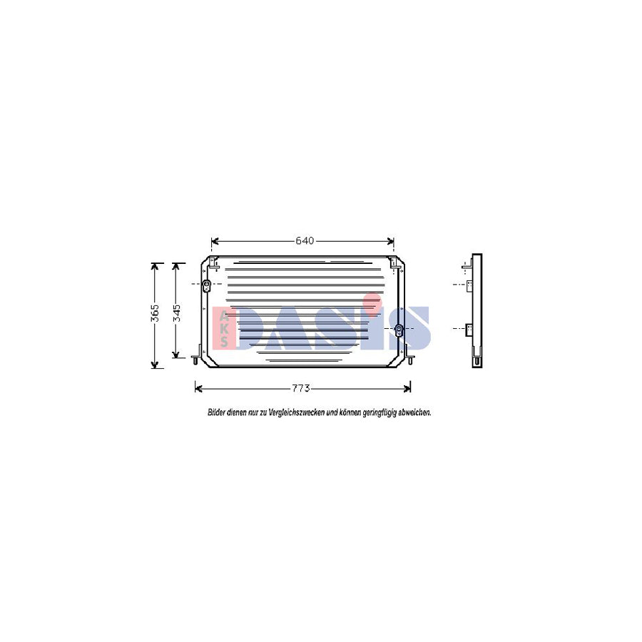 AKS Dasis 212990N Air Conditioning Condenser