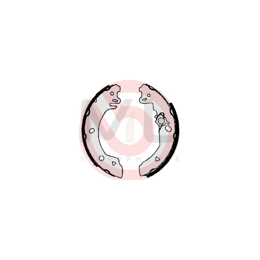 BREMBO S 24 517 Brake Shoe Set for FORD FIESTA with accessories | ML Performance Car Parts