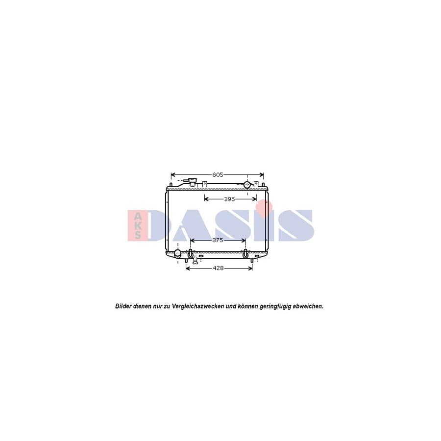 AKS Dasis 110058N Engine Radiator