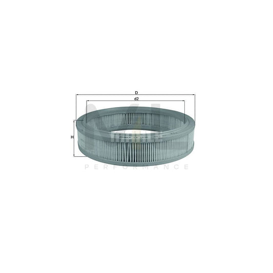 MAHLE ORIGINAL LX 1638 Air Filter for FIAT Seicento / 600 Hatchback (187) Filter Insert | ML Performance Car Parts