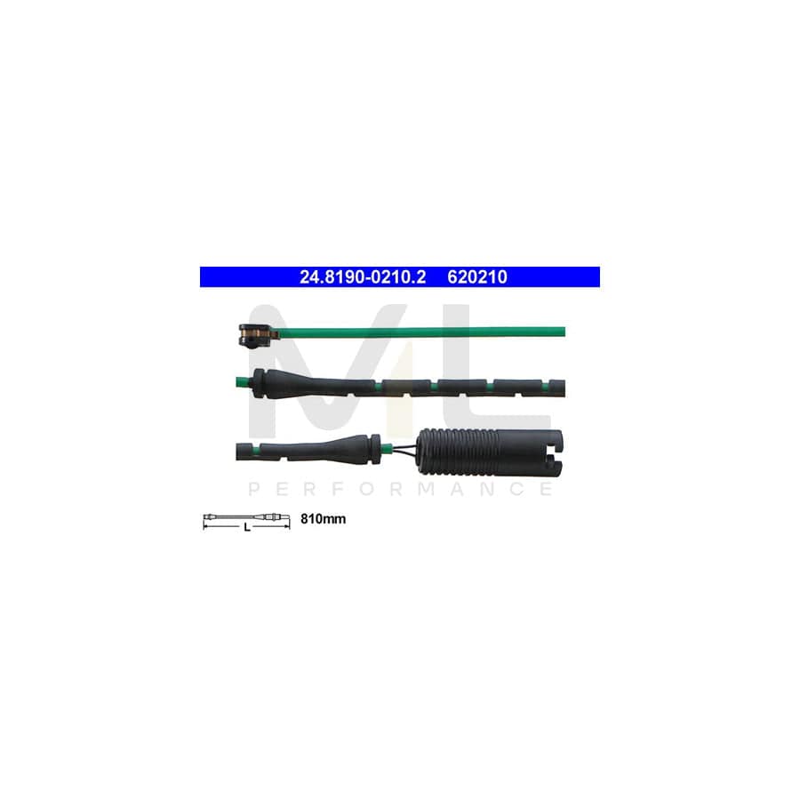 ATE 24.8190-0210.2 Brake pad wear sensor