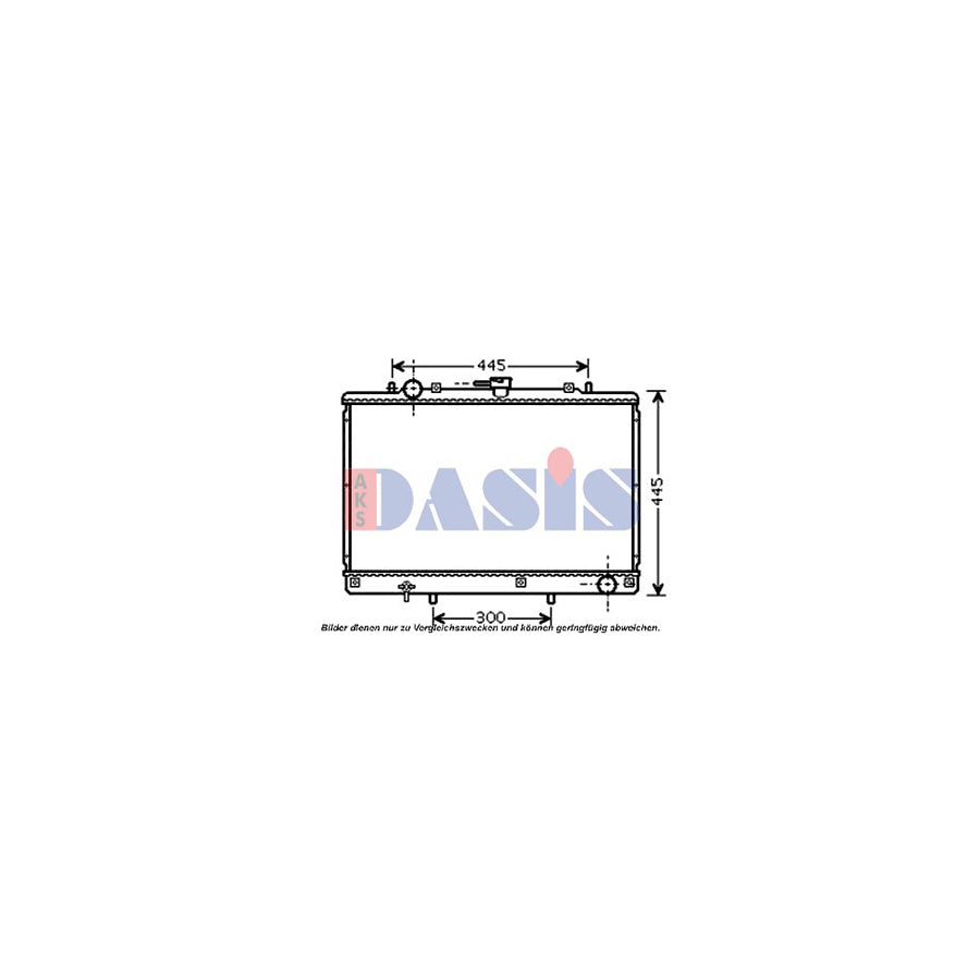 AKS Dasis 352016N Air Conditioning Condenser for Subaru Impreza