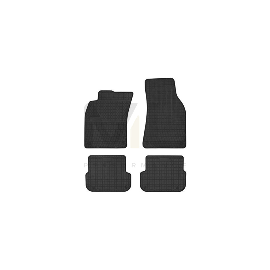 FROGUM Tailored 0727 Floor mat set for AUDI A6 Elastomer, Front and Rear, Quantity: 4, Black, (LHD)