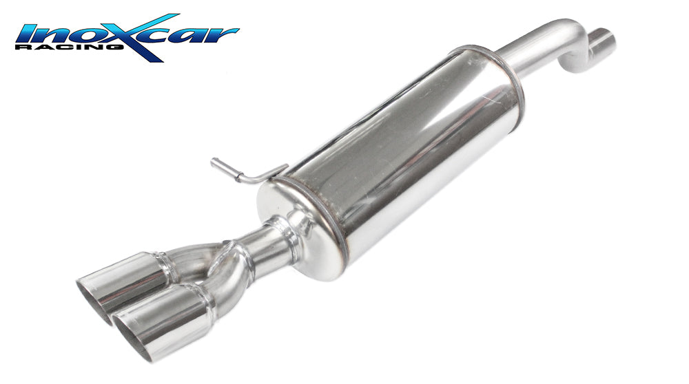InoXcar AUA1.18.RA Audi A1 GB 40TFSI 2.0T Rear Silencer With End Pipe 2 X Diam. 70 Racing