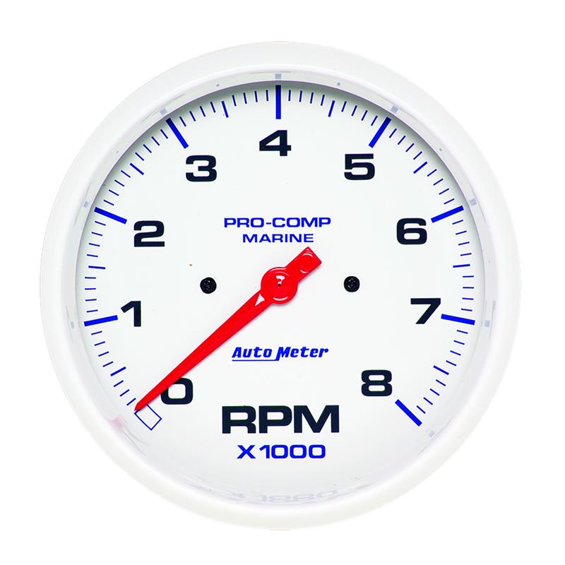 Autometer Ultra-Lite 2-1/16in Electric 100 PSI Oil Pressure Gauge Marine Chrome