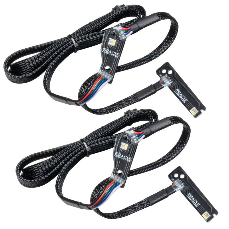 ORACLE Lighting Oracle 15-21 Nissan GT-R RGB+W (Lightning Bolt) Headlight DRL Kit- w/o Controller