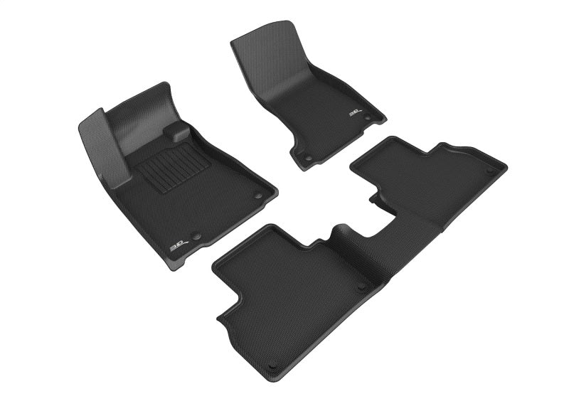 3D MAXpider 19-23 Maserati Levante Kagu Floor Mat- Black R1 R2