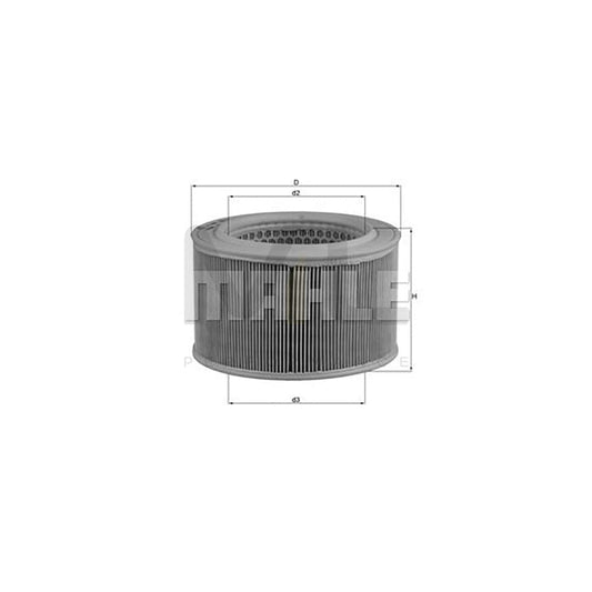 MAHLE ORIGINAL LX 126 Air Filter Filter Insert | ML Performance Car Parts