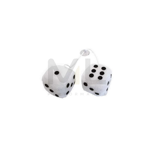 CARPOINT Fuzzy Dice 0510078 Car air freshener White