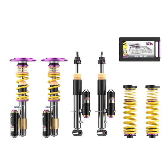 KW 397202EQ Coilover suspension V4 Clubsport incl. top mounts <br>(incl. deactivation for electronic dampers)