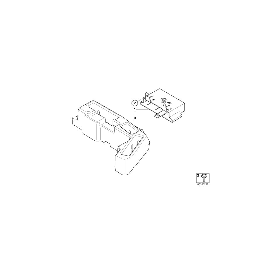 Genuine BMW 61357195197 E88 Equipment Carrier Cvm (Inc. 125i) | ML Performance US Car Parts