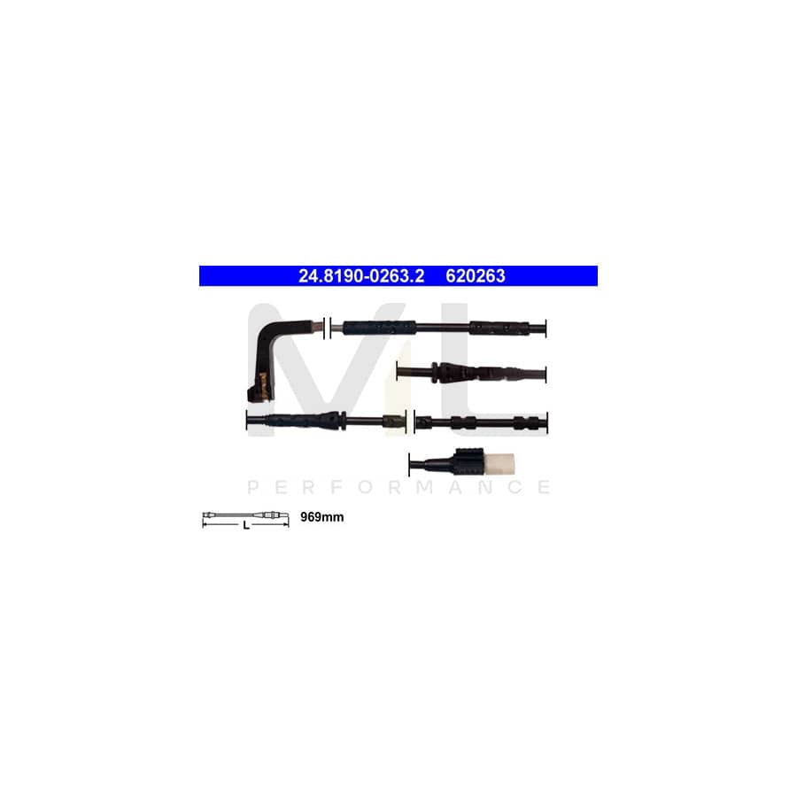 ATE 24.8190-0263.2 Brake pad wear sensor for BMW Z4 Roadster (E89)