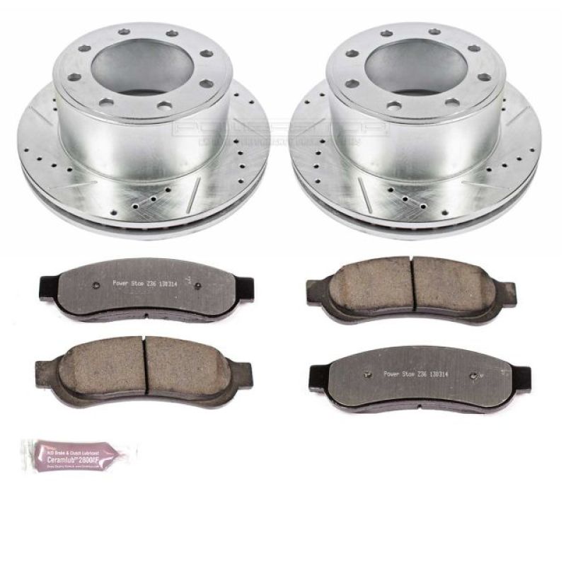 PowerStop Power Stop 10-2012 Ford F-350 Super Duty Rear Z36 Truck & Tow Brake Kit