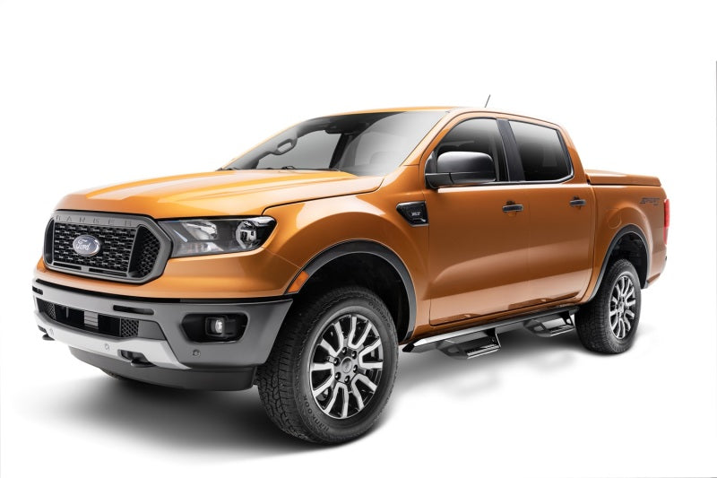N-Fab Predator PRO 2019 Ford Ranger Crew Cab All Beds - Tex. Black - Cab Length
