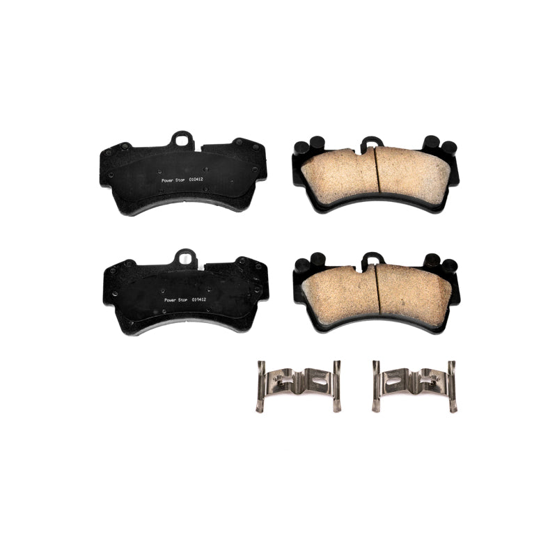 PowerStop Power Stop 07-15 Audi Q7 Front Z17 Evolution Ceramic Brake Pads w/Hardware