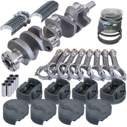 Eagle Ford 289/302 3.400in Crank 5.400in I-Beam Rods -6cc Flat Top 4.125in Pistons Rotating Assembly