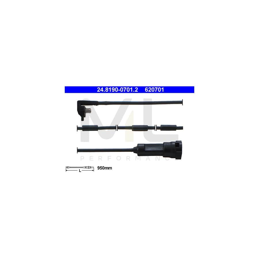 ATE 24.8190-0701.2 Brake pad wear sensor
