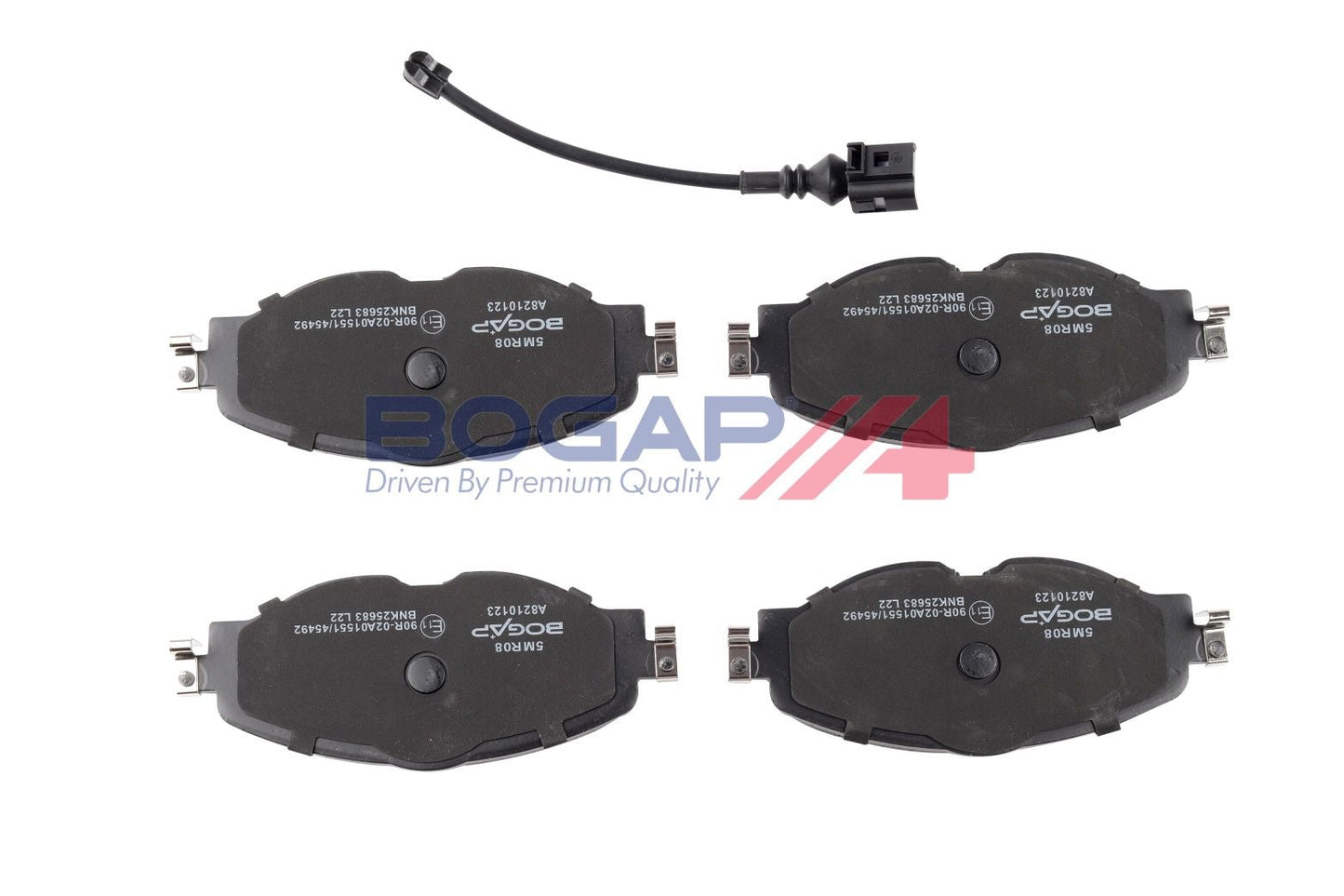 BOGAP A8210123 Brake Pad Set, Disc Brake