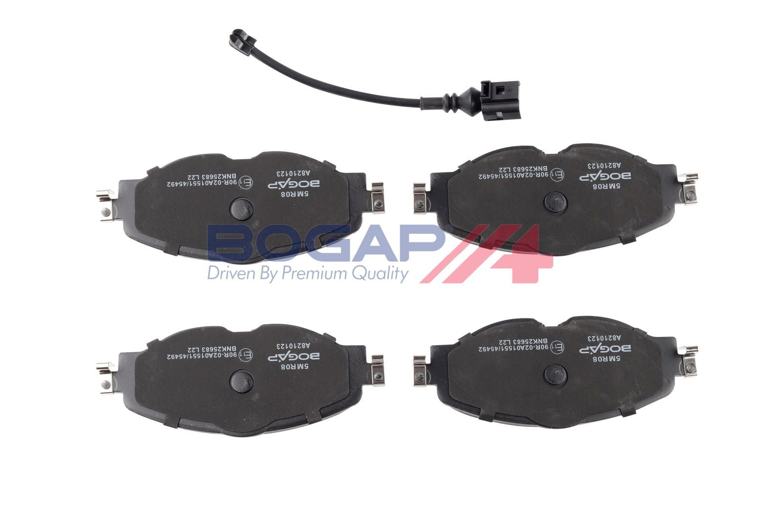 BOGAP A8210123 Brake Pad Set, Disc Brake