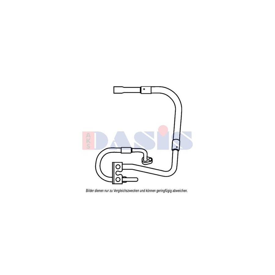 AKS Dasis 885827N High Pressure Line, Air Conditioning